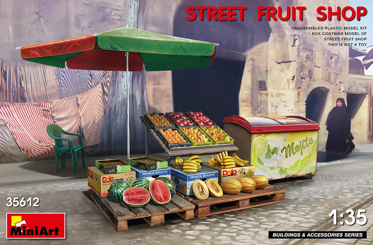 Miniart 1:35 Street Fruit Shop