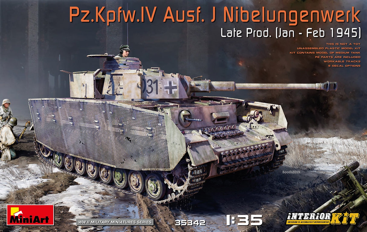 Miniart 1:35 Pz.Kpfw.IV Ausf J Nibelungwerk Late Prod.