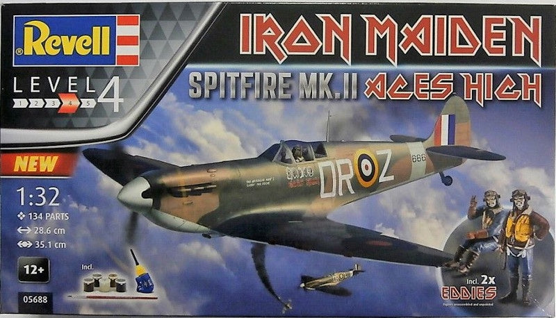 Revell 1:32 Spitfire MKII Iron Maiden Aces High