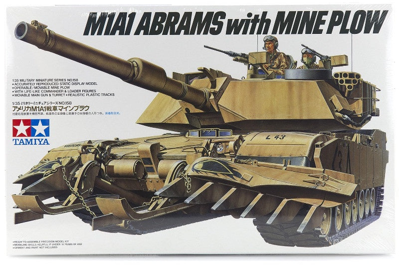 Tamiya 1:35 M1A1 Abrams w/ Mine Plow