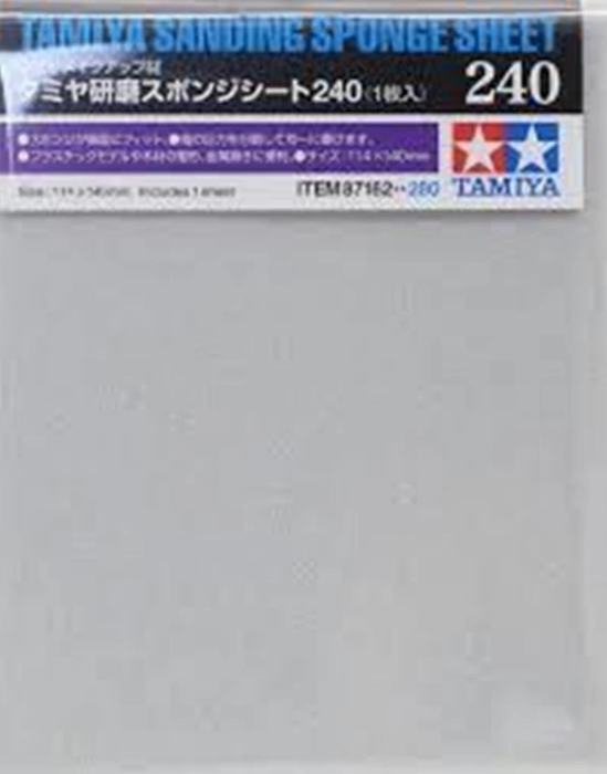 Tamiya Sanding Sponge Sheet 240 grit