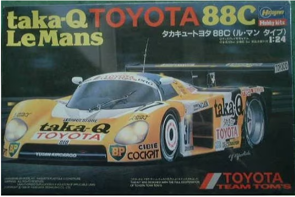 Hasegawa 1:24 Taka-Q Toyota 88C Le Mans