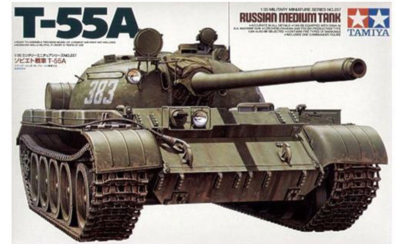 Tamiya 1:35 T-55A Russian Medium Tank