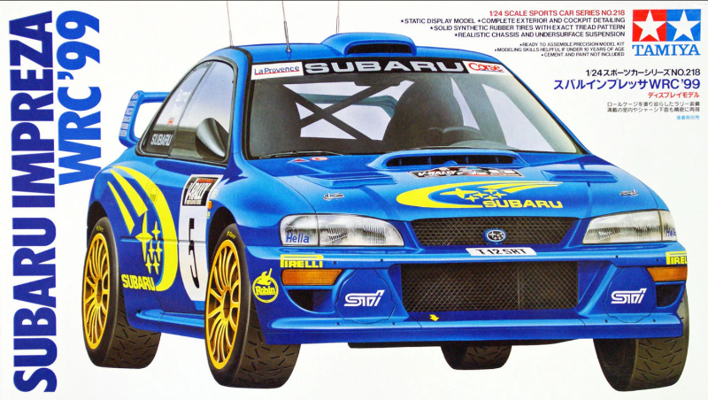 Tamiya 1:24 Subaru Impreza WRC '99