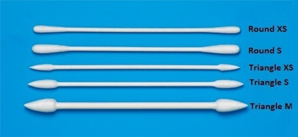 Tamiya Cotton Swabs Flat/Triangle Points 50pc