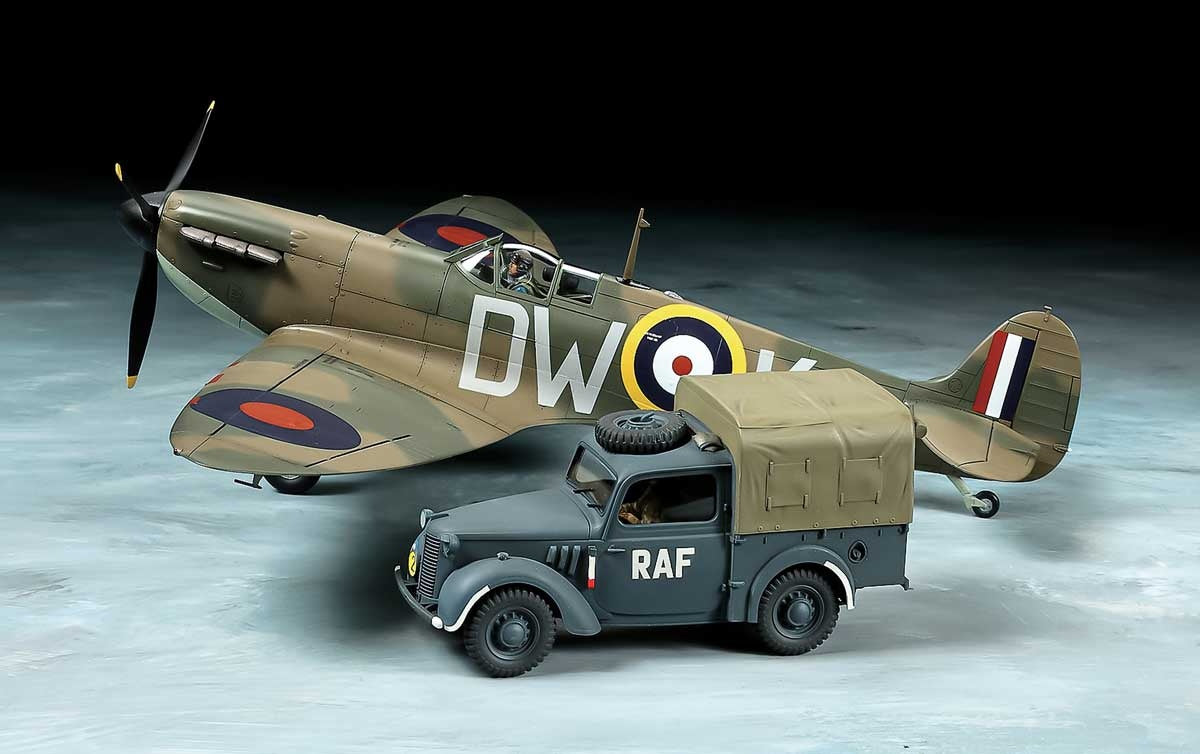 Tamiya 1:48 Supermarine Spitfire MK1 W/10HP British P/Up