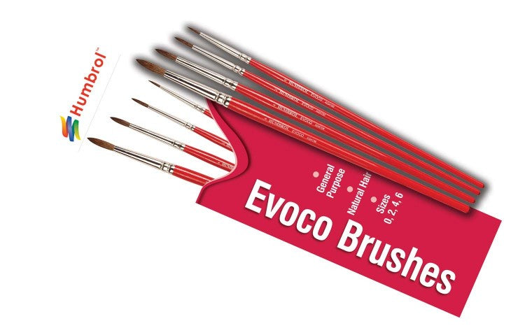 Humbrol Evoco Brush Set