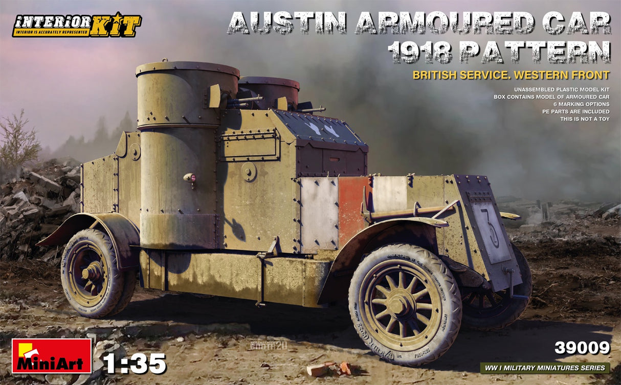Miniart 1:35 Austin Armoured Car 1918 Western Front