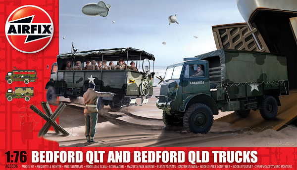 Airfix  1:76 Bedford QLT & Bedford QLD Trucks