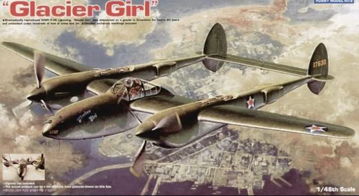 Academy 1:48 P38F Glacier Girl