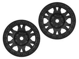 ProLine Impulse 1.9 Black Plastic Internal Bead-loc Wheels