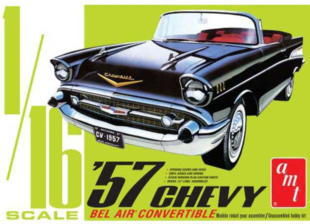 AMT 1:16 1957 Chevy Bel Air Converible