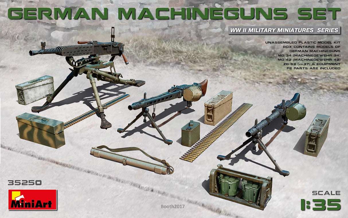 Miniart 1:35 German Machine Guns