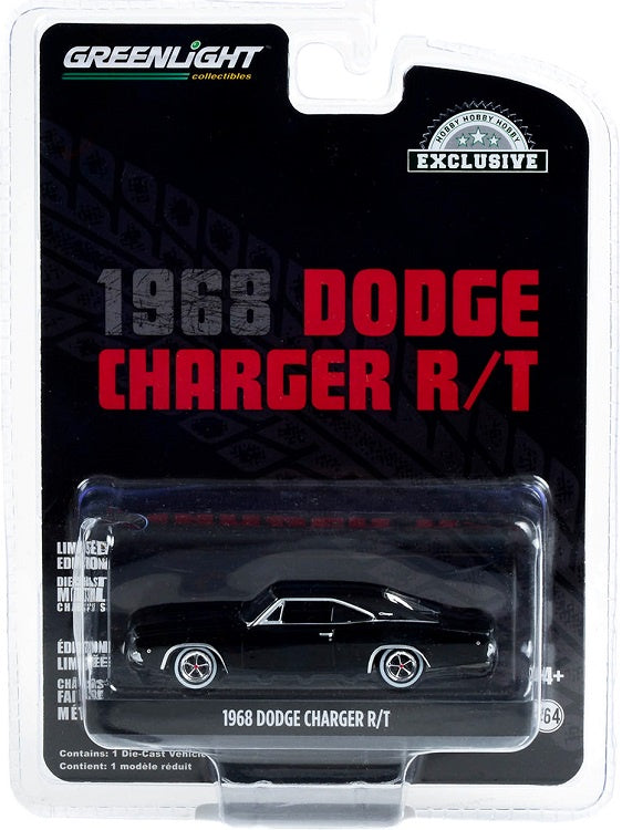 GL 1:64 1968 Dodge Charger R/T Black