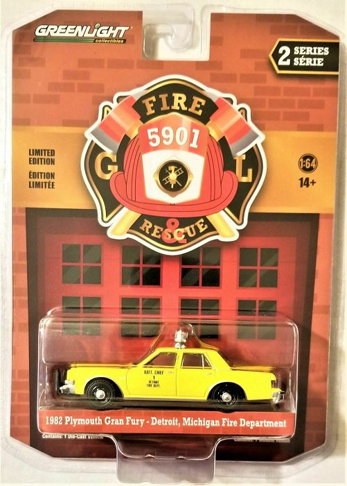 GL 1:64 1982 Plymouth Gran Fury Detroit FD