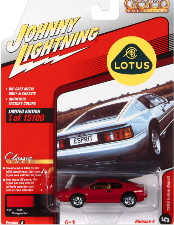 JL 1:64 1989 Lotus Espirit Calypso Red
