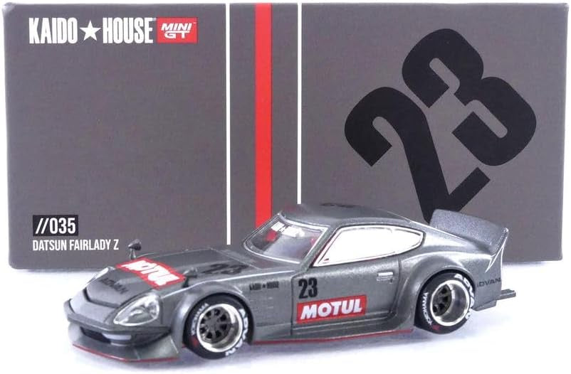 MGT KAIDO House 1:64 Datsun Fairlady Z Dk. Grey Met. Advan