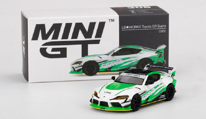 MGT 1:64 LB Works Toyota GSR Supra Green/White
