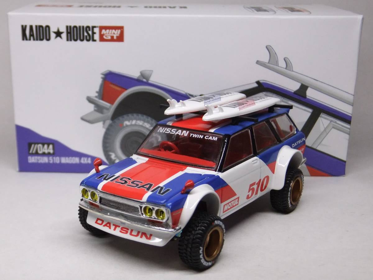 MGT KAIDO House 1:64 Datsun 510 Wagon Surf Safari