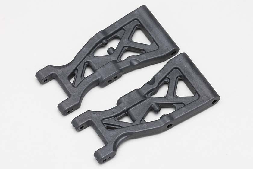 Graphite molded front suspension arm L/R for MO series (2 holes/Φ3.5 pin)