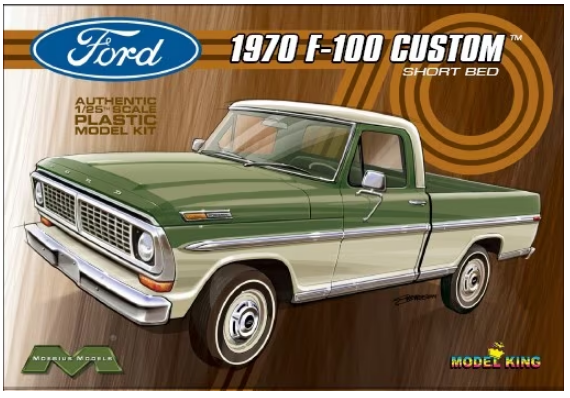 Moebius 1:25 1970 Ford F-100 Custom Short Bed