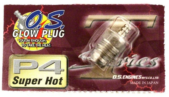 O.S. P4 Turbo Glow Plug "Ultra Hot"