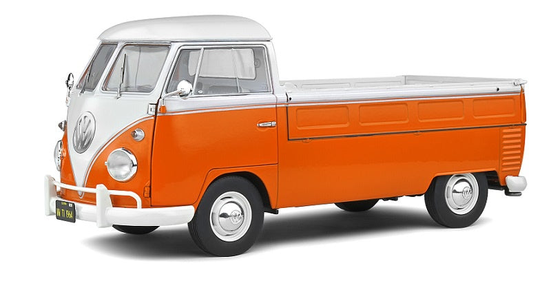 Solido 1:18 1950 VW T1 Pickup Orange/White