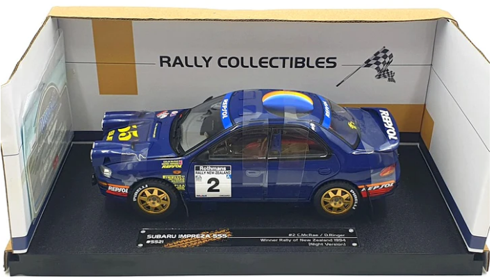 SS 1:18 Subaru Impreza 1994 Rally NZ C. McRae/D. Ringer