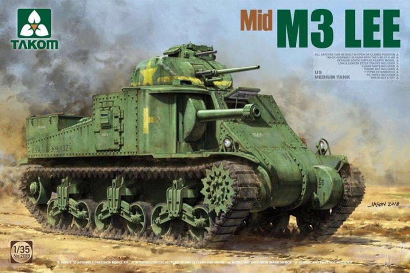 Takom 1:35 Mid M3 LEE Medium Tank