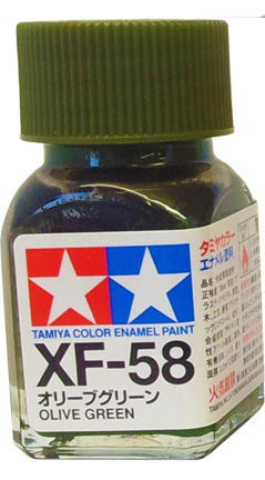 Tamiya XF-58 Enamel 10ml Flat Olive Green