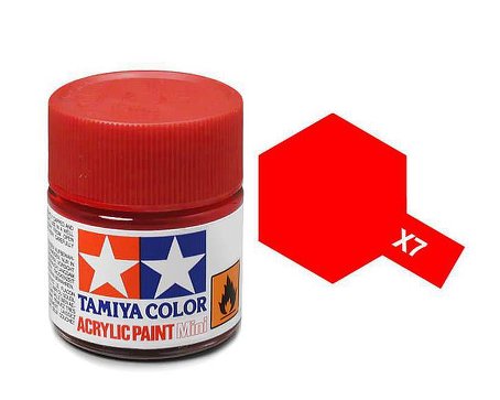 Tamiya X7 Acrylic 10ml Red