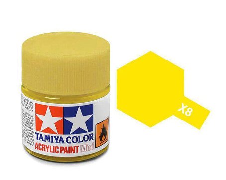 Tamiya X8 Acrylic 10ml Lemon Yellow