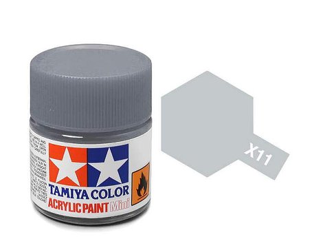 Tamiya X11 Acrylic 10ml Chrome Silver