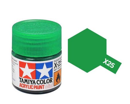 Tamiya X25 Acrylic 10ml Clear Green