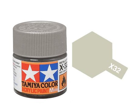 Tamiya X32 Acrylic 10ml Titanium Silver