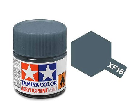 Tamiya XF18 Acrylic 10ml Medium Blue
