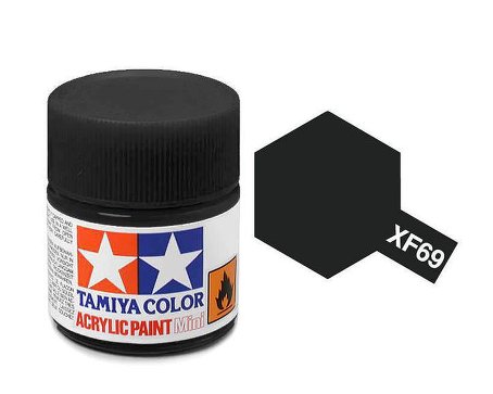 Tamiya XF69 Acrylic 10ml Nato Black