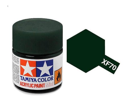 Tamiya XF70 Acrylic 10ml Dark Green 2