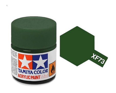 Tamiya XF73 Acrylic 10ml Dark Green (JGS