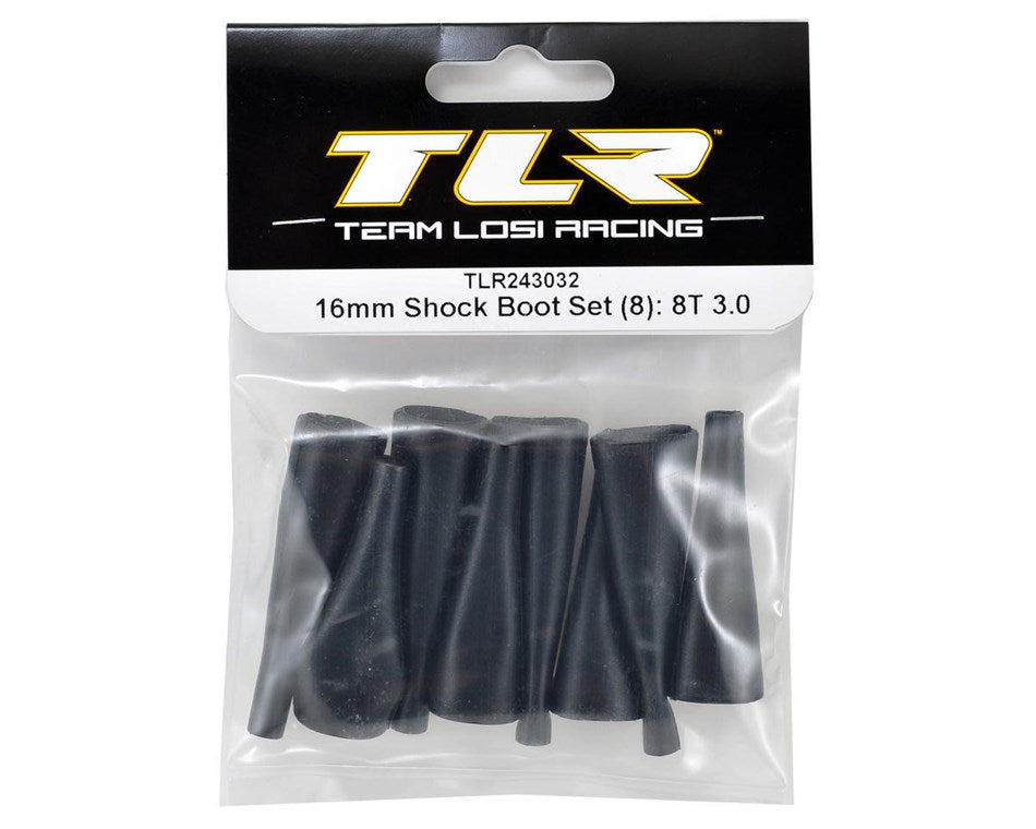 TLR 16mm Shock Boot Set (8) 8T 3.0