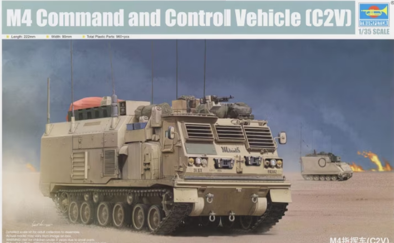 Trumpeter 1:35 M4 Command & Control Vehicle (C2V)