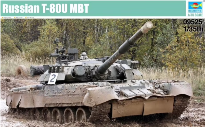 Trumpeter 1:35 Russian T-80U MBT