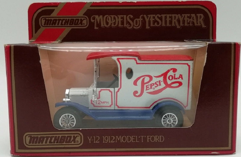 Matchbox MOY Y-12 1912 Ford Model T Van Pepsi
