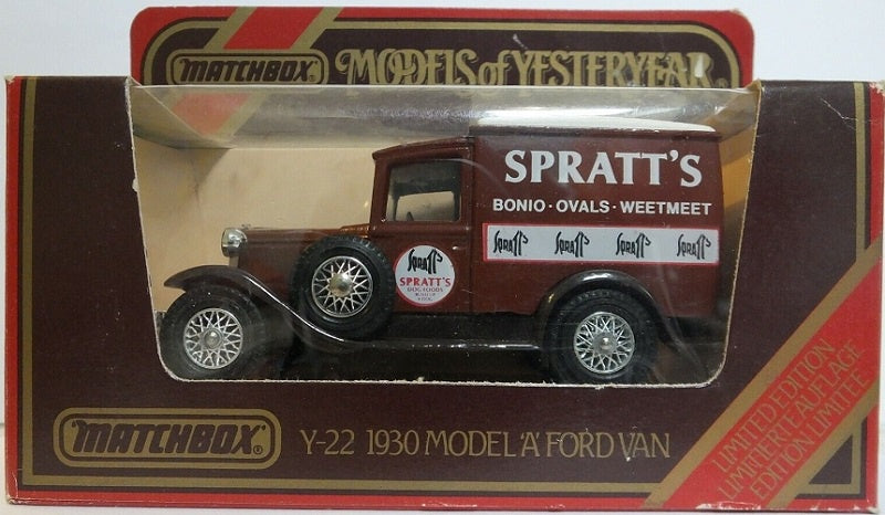 Matchbox MOY Y-22 1930 Ford Model A Van Spratts
