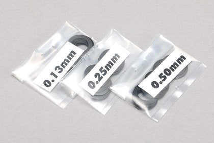 Yokomo 10.0mm spacer 0.13mm / 0.25mm / 0.50mm 10 pieces each